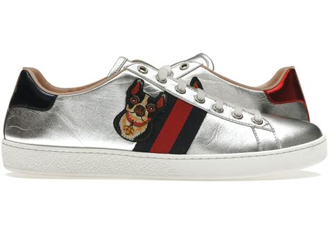 Gucci Ace Year of the Dog Silver (Women's) 